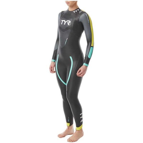 Tyr Våddragt Kvinde Hurricane Cat-2 Sort XS