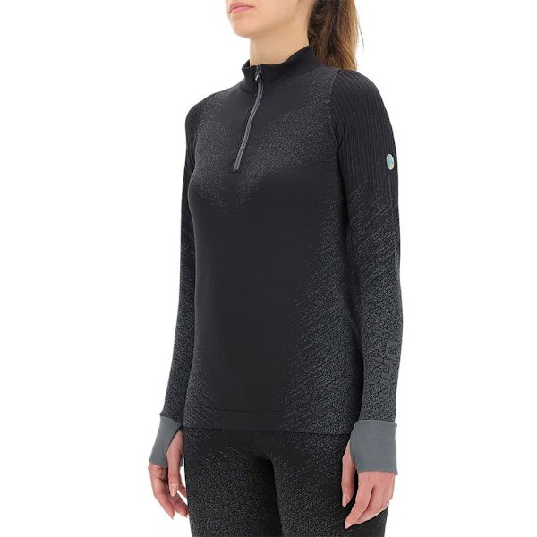 Uyn Langærmet T-shirt Exceleration Sort L Kvinde