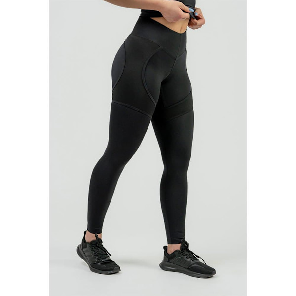 Nebbia Leggings Hög Midja Intense Mesh Svart XS Kvinna