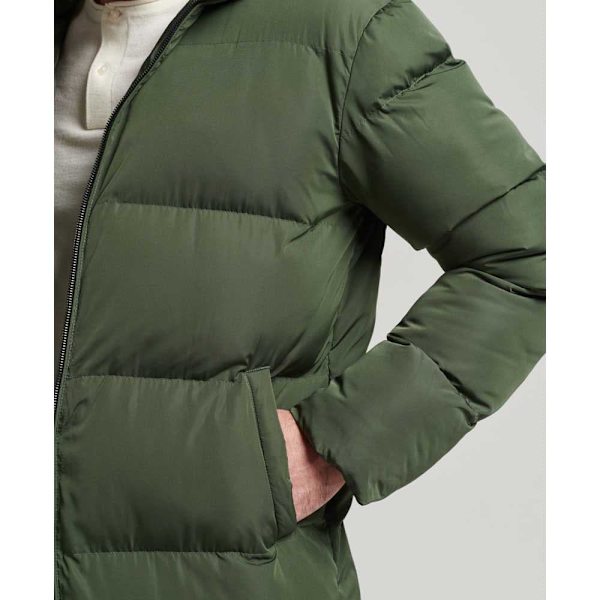 Superdry Jacka Studios Super Duvet Grönt M Man
