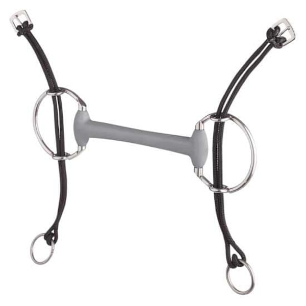 Beris Hård Bit Gag Eggbut Snaffle Søvfarvet 140 mm