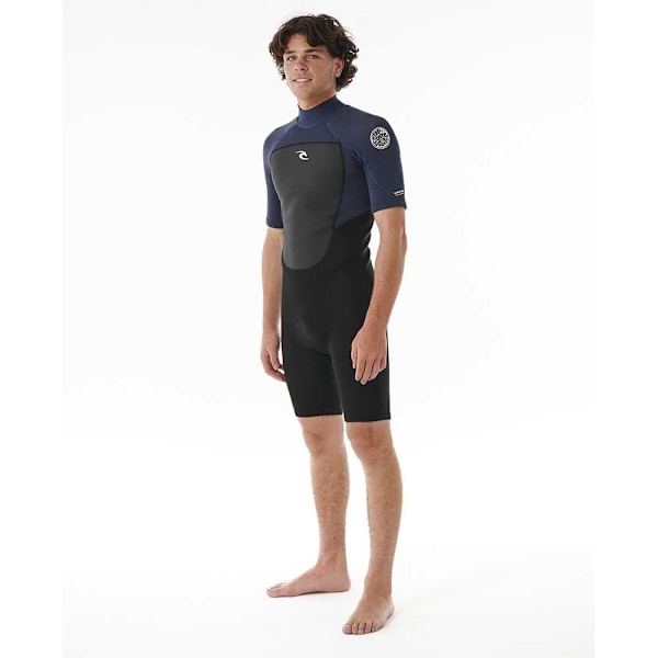 Rip Curl Shorty Med Lynlås Bagpå Omega Classic 2 Mm Spring Sort XL