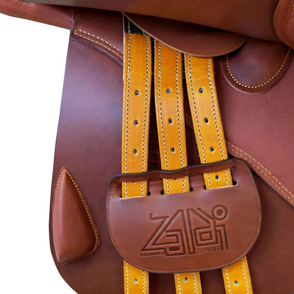 Zaldi Jump Sadel Star Brun 17´´
