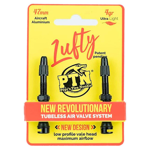 Ptn Ventiler Lufty Ultralight Presta Tubeless Svart 47 mm
