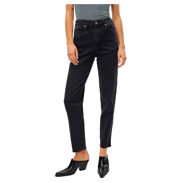 Vero Moda Tessa Mom Ra220 Højtaljede Jeans Sort 26 / 32 Kvinde