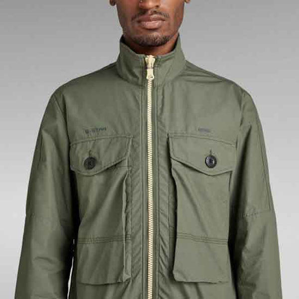G-star Overshirt Long Pocket Track Grøn M Mand