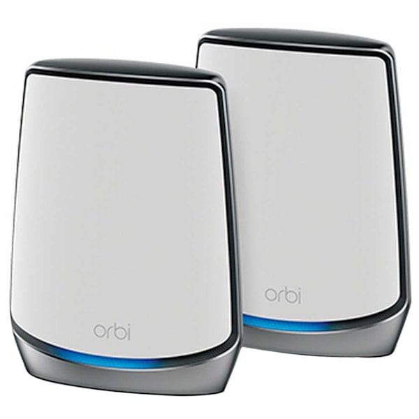 Netgear Wifi Repeater Orbi Ax6000 Wifi 6 3 Enheder Hvid Grå