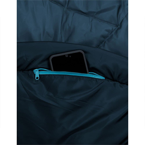 Vaude Sovepose Sioux 100 Ii Blå Regular / Right Zipper