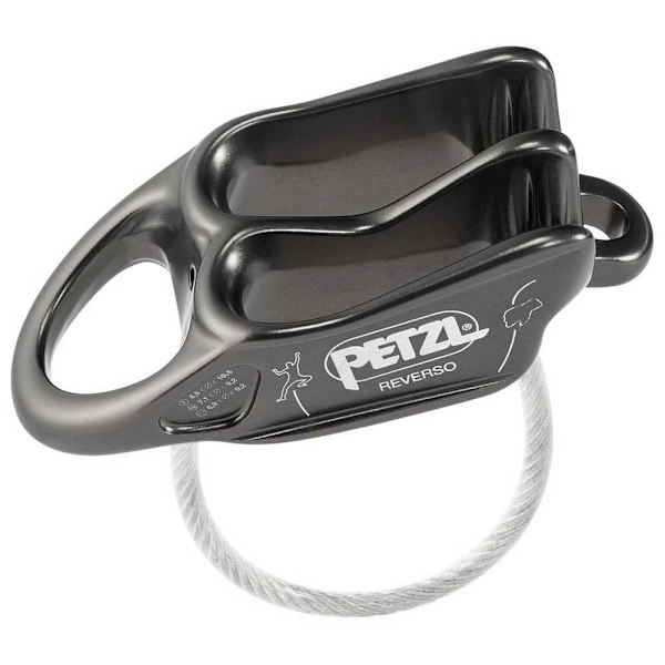 Petzl Pelay Device Reverso Harmaa