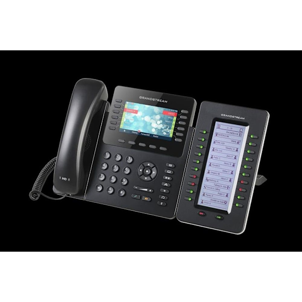Grandstream Gxp 2170 12 Linja/tili Siemailla Voip Ip Puhelin Musta