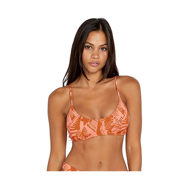 Volcom Blocked Out Bikinitopp Rosa L Kvinna