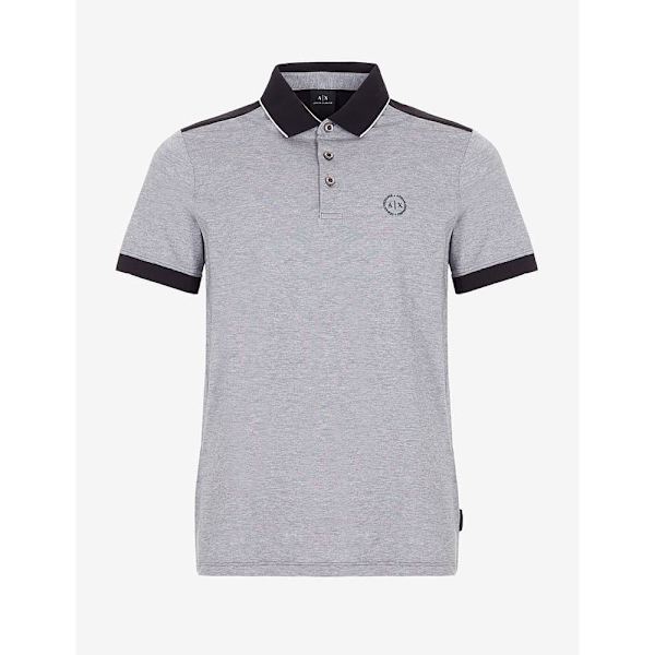 Armani Exchange 8nzf76_z8m5z Kortærmet Polo Grå XS Mand