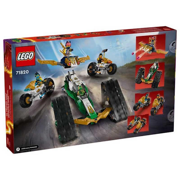 Lego Ninja Team Combined Vehicle Rakennuspeli