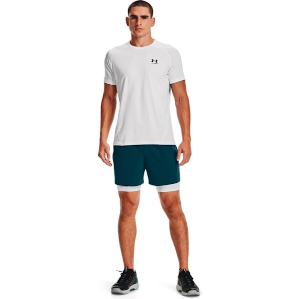 Under Armour Kompressioshortsit Heatgear Valkoinen L / Regular Mies