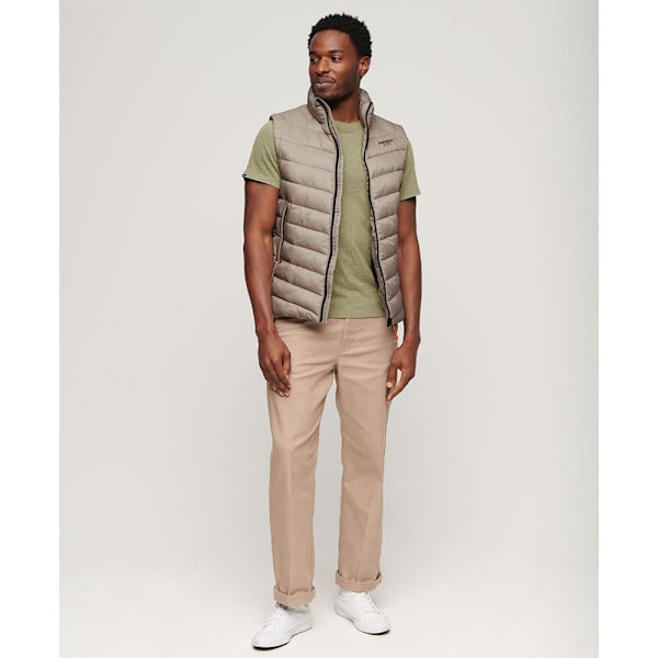 Superdry Fuji Väst Beige XL Man