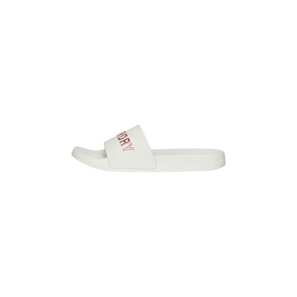 Superdry Logo Vegan Pool Tofflor Vit EU 40-41 Kvinna