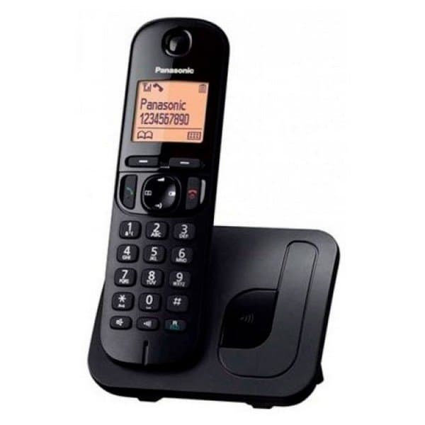 Panasonic Trådlös Fast Telefon Dect Lcd 1.6´´ Svart