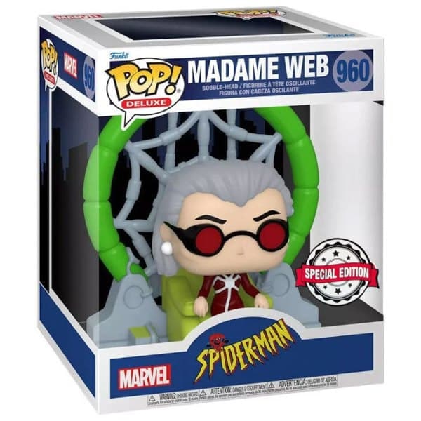Funko Pop Marvel Spiderman Madame Web Exclusive Flerfärgad