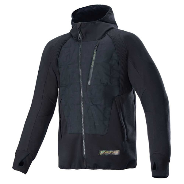 Alpinestars Hættejakke Mo.st.eq Hybrid Sort M Mand