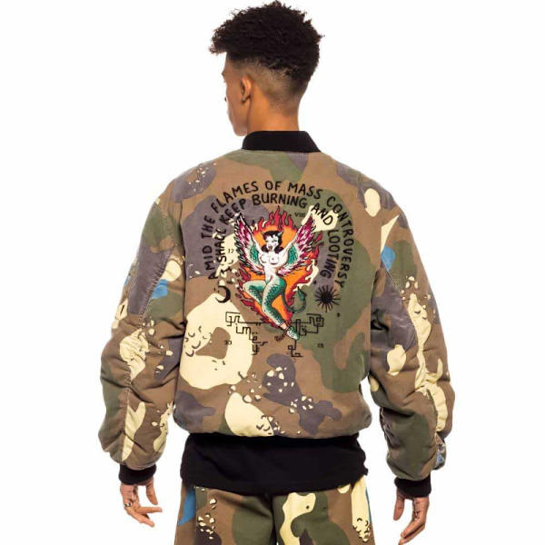Grimey Glorified Camo Bomber-takki Monivärinen XL Mies