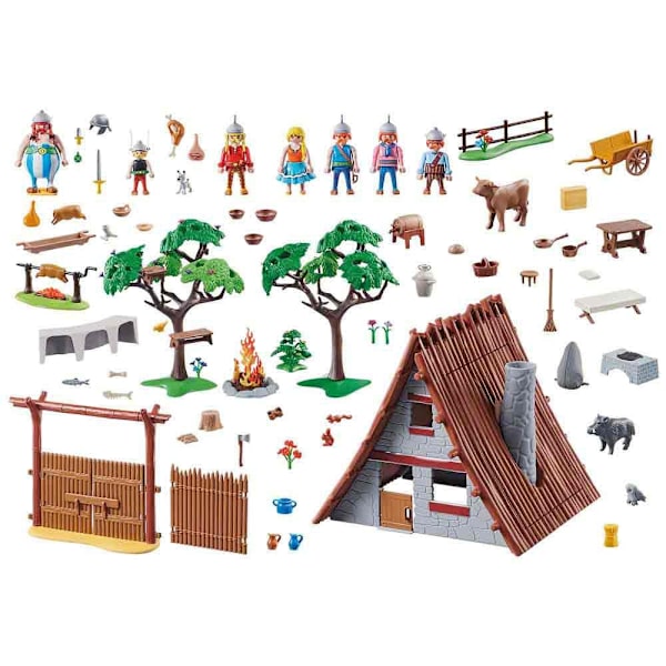 Playmobil Bankett De La Village Astérix: Flerfärgad