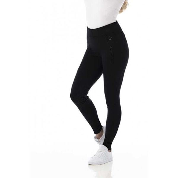 Equitheme Ridbyxor I Silikonsits Dolomyt Svart 34
