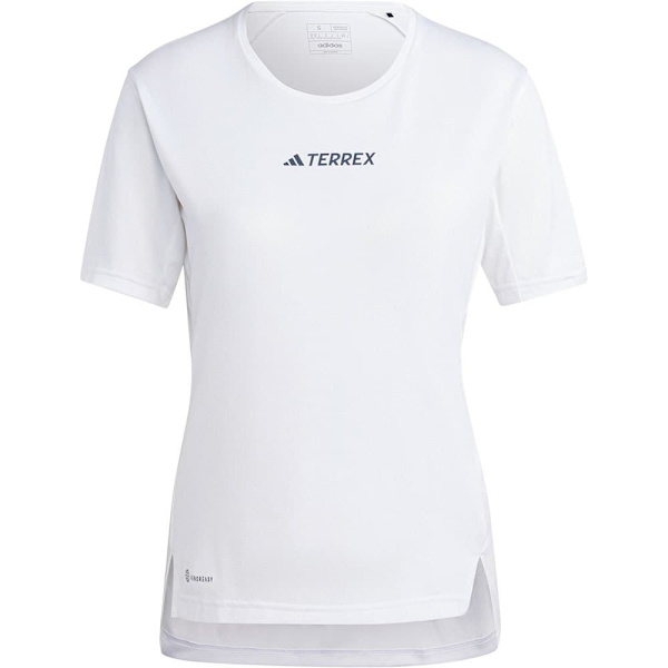 Adidas Lyhythihainen T-paita Mt Valkoinen XS Nainen