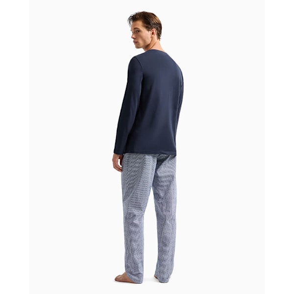 Emporio Armani 111860-4f576 Pyjamas Med Lange ærmer Blå XL Mand