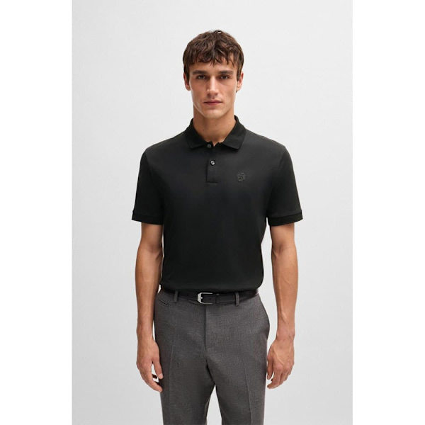 Boss Parlay 1895 Hc 10266282 Kortærmet Polo Sort XL Mand