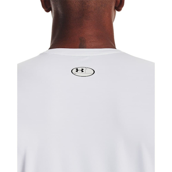 Under Armour Ches Courtes Jersey Ajusté À Hvid XL / Regular Mand
