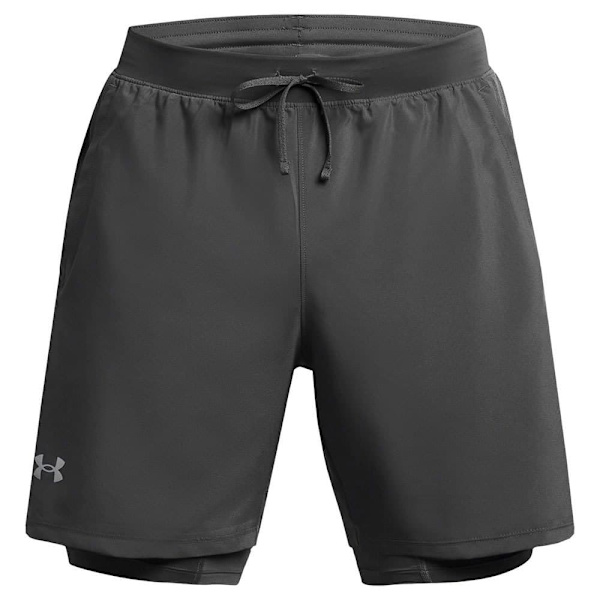 Under Armour Shorts Launch 7in 2-in-1 Grå L Mand