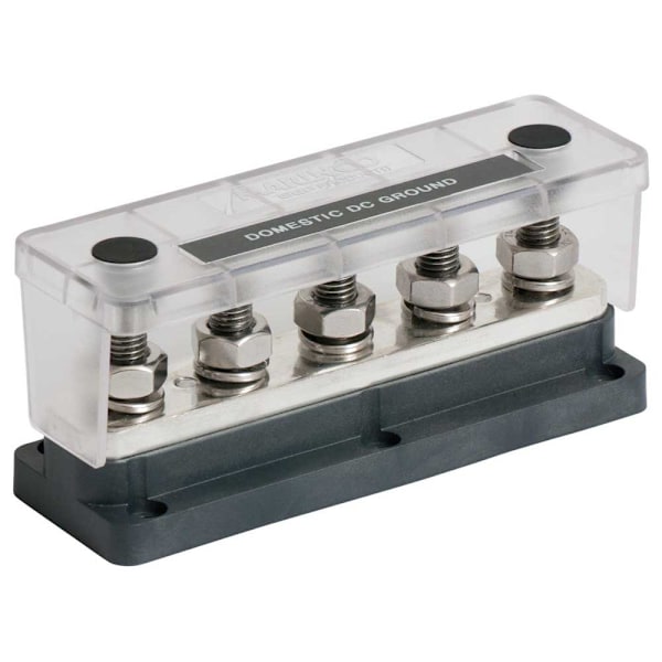 Bep Marine Busbar 5 Studs Hvid,Sort 650 A