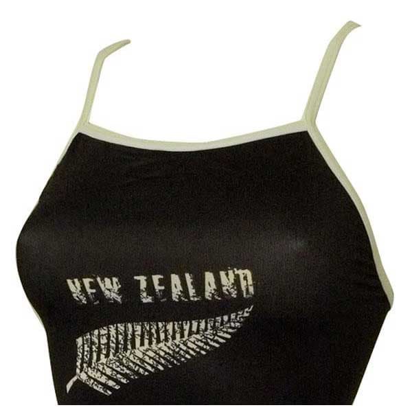 Turbo New Zealand Badedragt Med Tynde Stropper Sort 12-24 Months Pige