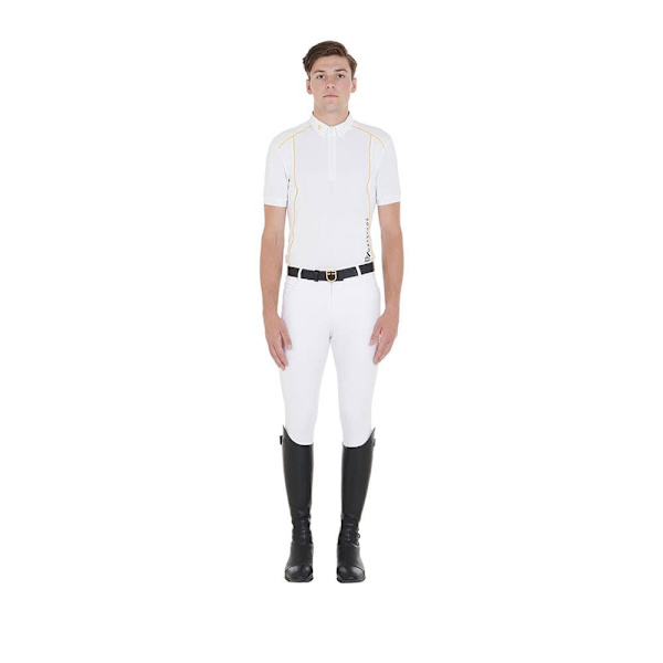 Equestro Kortärmad Polo Zip  2XL