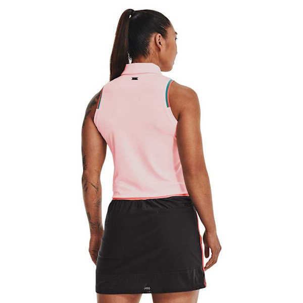 Under Armour Golf Polo Uden ærmer Zinger Point Hvid 2XL