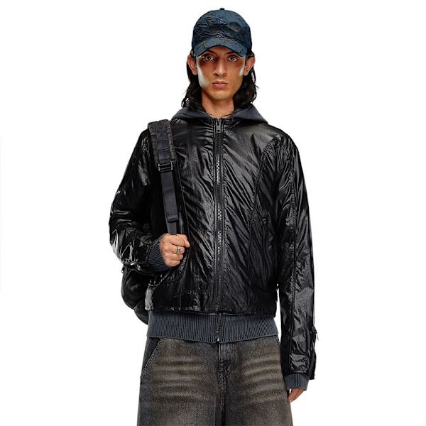Diesel J Clays Bomberjakke Sort 50 Mand