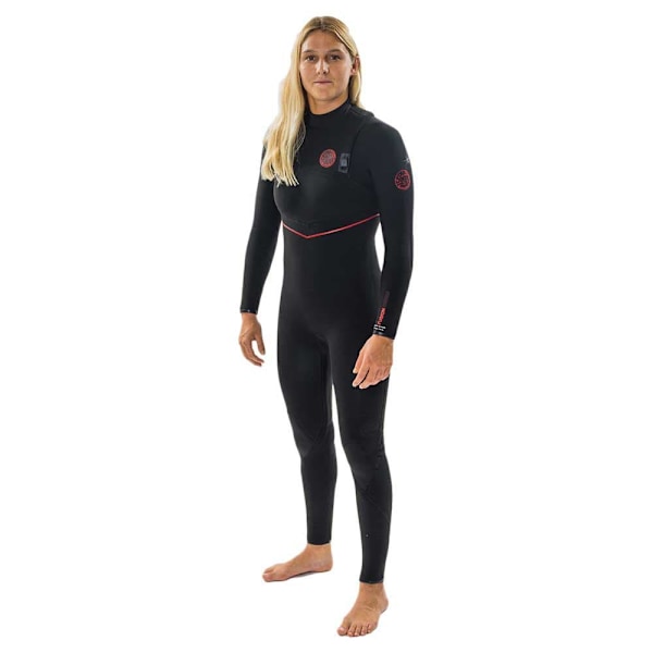 Rip Curl Pitkähihainen Vetoketjuton Neopreenipuku Fbomb Fusion 4/3 Mm Musta 8