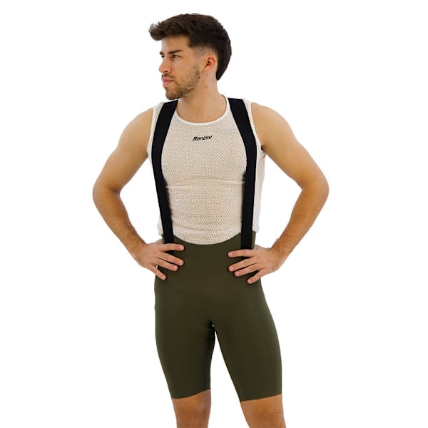 Santini Plush Cykelbyxor Grönt S Man