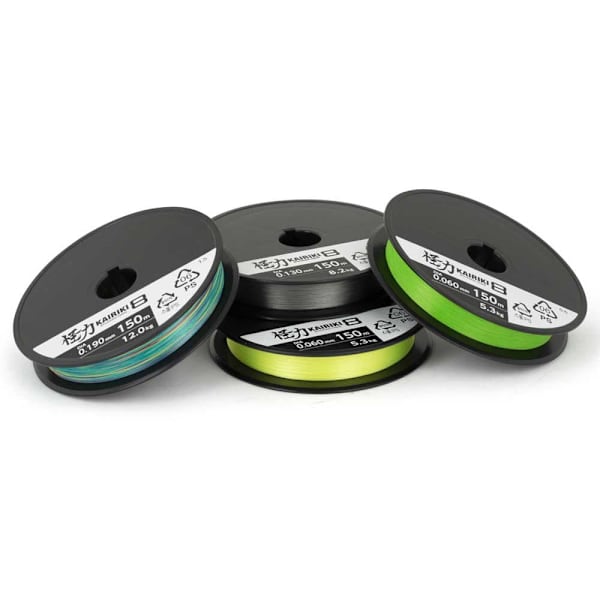 Shimano Fishing Line Kairiki 8 300 M Gul 0.190 mm