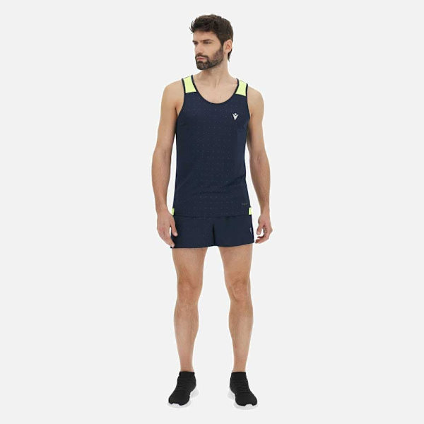 Macron Gervais Reflex ærmeløs T-shirt Blå L Mand