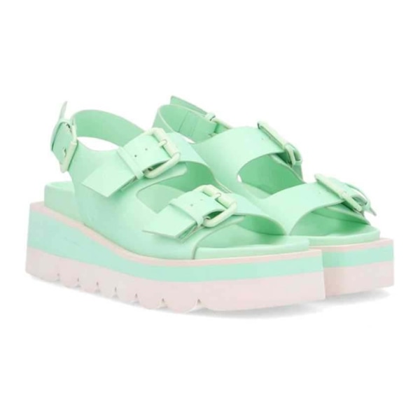 No Name July Buckle Soft Sandaler Grönt EU 38 Kvinna