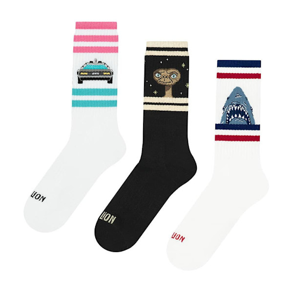 Jimmy Lion Extraordinary Strumpor 3 Par Vit,Svart EU 36-40 Man