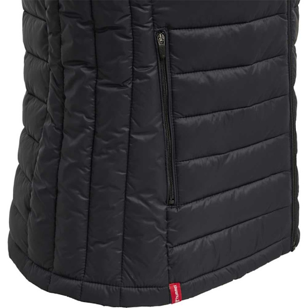 Hummel Vest Red Quilted Sort S Kvinde