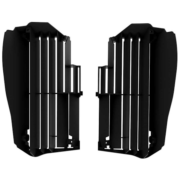 Polisport Radiator Louver Yamaha Yz250/450 F 18-20&yz125/250 06-20 Sort
