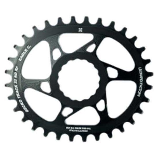 Leonardi Racing Direkte Montering Gecko Track Cannondale 6 Mm Offset Oval Kæderring Sort 32t