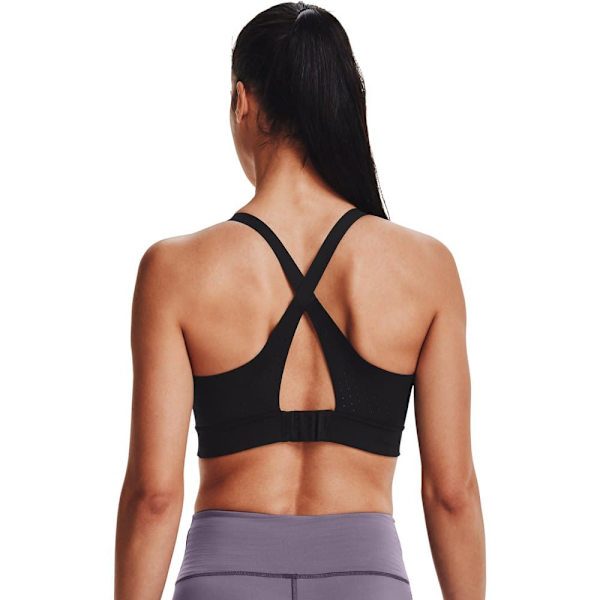 Under Armour High Support Sports Bh Til Rush™ Sort 70 / C Kvinde