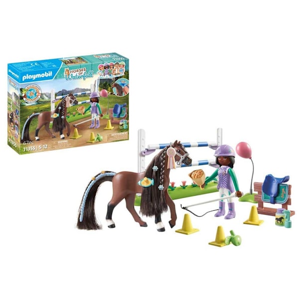 Playmobil Hästhopp Med Zoe And Konstruktionsspel Blaze Flerfärgad