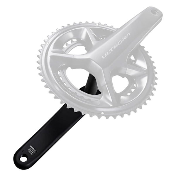 Shimano Fc-r8100-p Vänster Vev Silver 175 mm