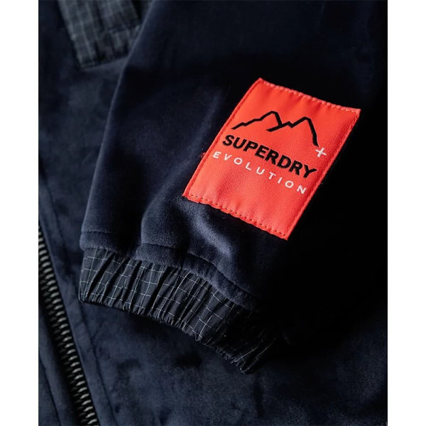 Superdry Hybrid Trekker Jacka Blå XL Kvinna