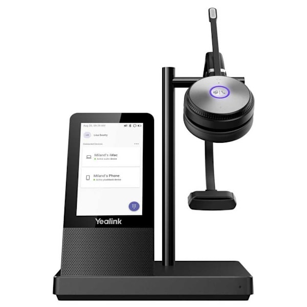 Yealink Hjälmtelefonsystem Wh66 Mono Svart